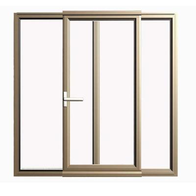 China Screen French Style Aluminum Profile Folding Windows Doors And Windows Sliding Door Wheels for sale