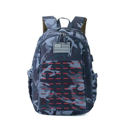 China Custom New Arrival 3D Waterproof Waterproof Laser Cut Outdoor Reuse Camping Hiking Bag Camouflage Military Tactical Backpack for sale