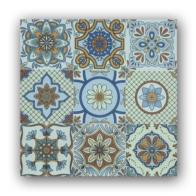 China Modern Flowers And Plants Texture Ceramic Bathroom Tiles Home Floor Tiles for sale