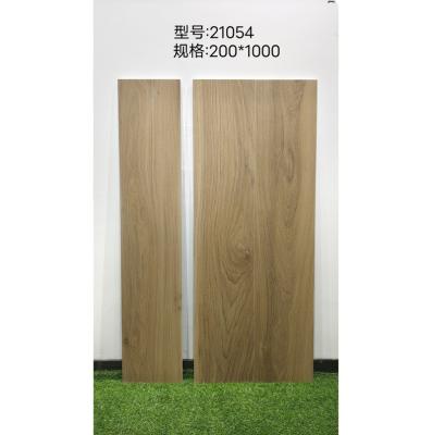 China New Modern Design 200*1000mm Porcelain Wood Tiles For Flooring for sale