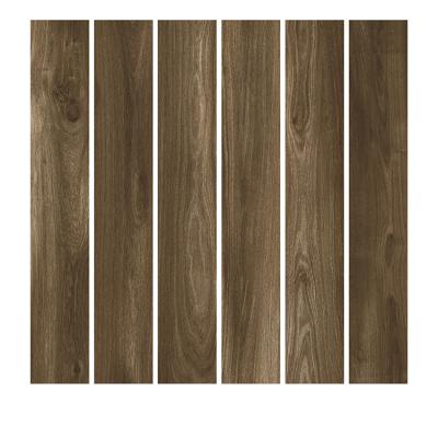 China Modern Wood Finish Design Rustic Tiles Wood Like Porcelain Tile Flooring Tiles for sale