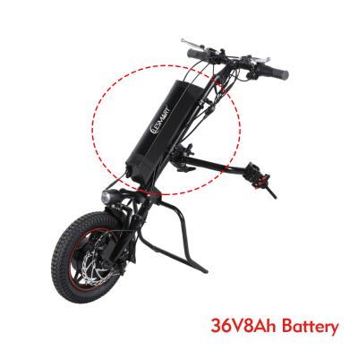 China Aluminum Alloy Greenpedel Electric Wheelchair Tractor 36V 350W Handcycle Electric Wheelchair Motor Wheel Conversion Kit With Battery for sale