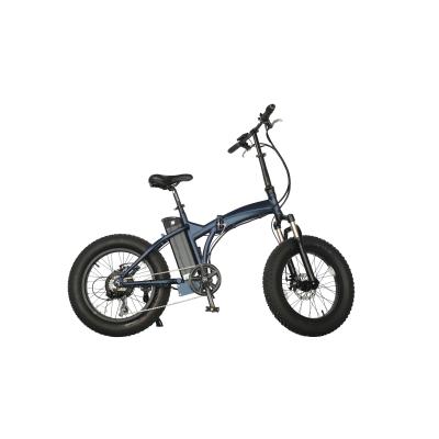 China 48v 500w alloy aluminum foldable electric bike 20 inch fat tire ebike electric folding bike for sale