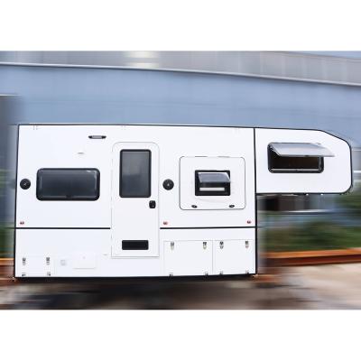 China 2020 Comfortable Mobile Travel Trailer Pickup Camper Hot Sale Camper Truck Camper With Kitchen for sale