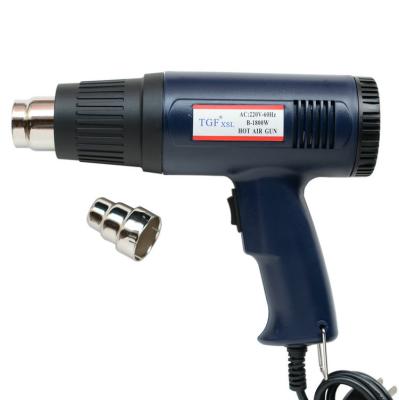 China TGF1800w Cool/Hot Air Heat Gun Pneumatic Air Gun Hair Dryer Electronic Temperature Control, Non-digital Display Adjustable Hot Air Heat Gun for sale