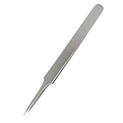 China 14cm Eyelash st-14 Eyelash Extension Clip Stainless Steel Eyelash Tweezers for sale