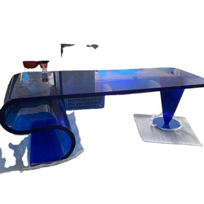 China Other Acrylic Desk Acrylic Table Gleam Computer Desk for sale