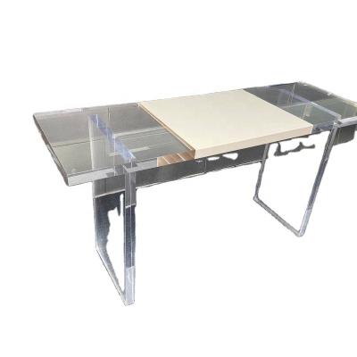 China Other Acrylic Desk Acrylic Table Gleam Computer Desk for sale