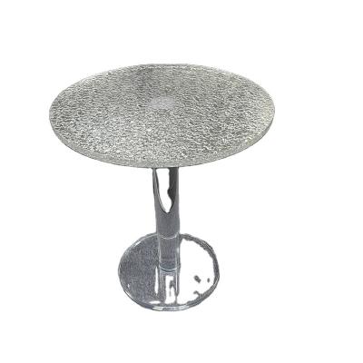 China Transparent Convertible Acrylic Side Table Table Circle Twist End Table for sale