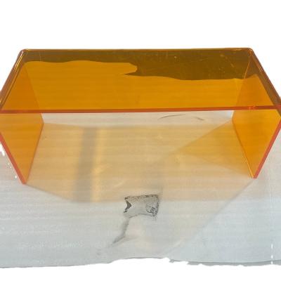 China (Other) Adjustable acrylic coffee table transparent rectangle coffee table for sale