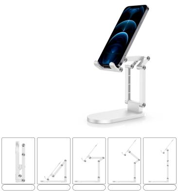 China Hot Selling Tenchen Height Adjustable Foldable Tablets Stand Adjustable Mobile Phone Desktop Stand for sale