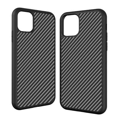 China Luxury Real Carbon Fiber Phone Case TENCHEN Real Carbon Fiber Protective Case Cover For iPhone 11 Pro Max for sale