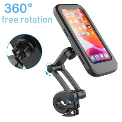 China TENCHEN 2021 Best-selling Universal Adjustable Bicycle Mount Best-Selling Universal Bicycle Mount Waterproof Mobile Cell Phone Holder Motorcycle Bike Phone Holder for sale