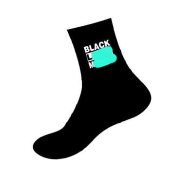 China Breathable BLACK LIVE Casual Socks High Quality Custom Letter Socks Happy Print Unisex Streetwear for sale