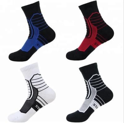 China Custom Cotton Sport Trail Antibacterial Mens Running Socks Running Socks for sale