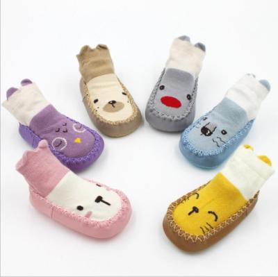 China Custom Lovely Design Colorful Cute Baby Shoes Socks,Unique Baby Sock Rubber Baby Shoes,Newborn Baby Shoes for sale