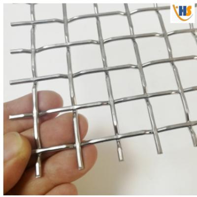 China Plain Weave Decorative Crimped Wire Mesh Stainless Steel Woven Mesh For Screen And Walls for sale