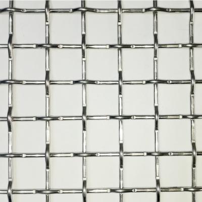 China Plain Weave 45Mn Crimped Woven Wire Mesh Stainless Steel Wire Mesh For Quarry for sale