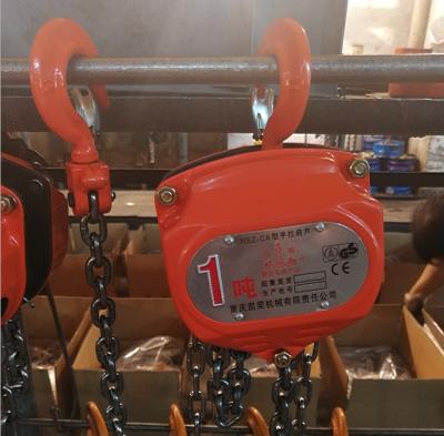 China 1 Ton Tension Application Iron Hand-blok van de Kettings het Opheffende katrol Te koop