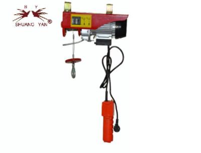 China Klein Mini Electric Chain Hoist Space die Gemakkelijke Verrichting 50Hz bewaren Te koop