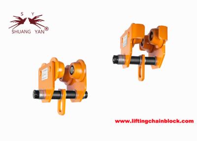 China Push Beam Lifting Trolley with Low Headroom and 4 Wheels High Quality à venda