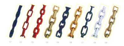 China Multipurpose G80 Lifting Chains Self Colored High Hardness Load Chain Te koop