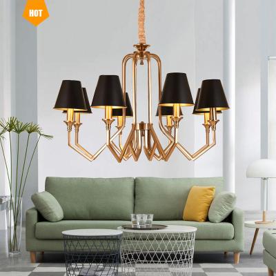 China Large Morden Kitchen Lamps Plus Black Contemporary Chandeliers For Homes for sale