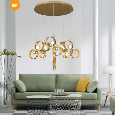 China Morden Home Decor Dining Lights High Ceiling Pendant Lighting Globe Chandelier Earrings And Modern Led Lamps for sale