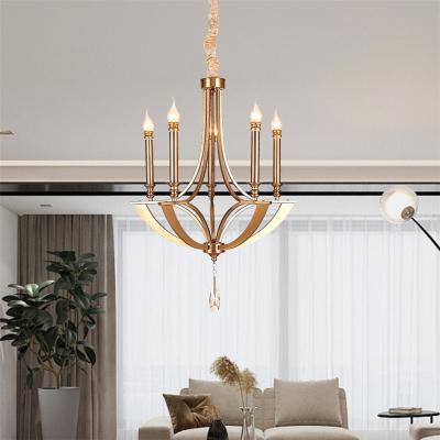 China Morden Lobby Home Designs Modern Crystal Dining Room Household K9 Chandeliers Lighting Luxury Hotel for sale