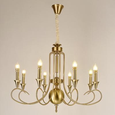 China Morden Good Quality Vintage Chandelier Metal Pendant Lamp Antique Hanging Light Fixture for sale