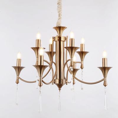 China Home and Hotel Decoration Morden Modem Fashion Crystal Chandelier Lamp for sale