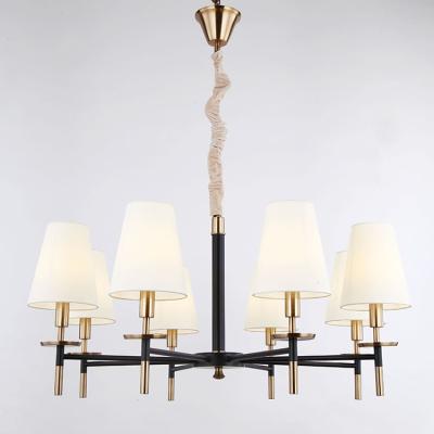 China Morden Style Brief Iron Multi Haed Chandelier Light for sale