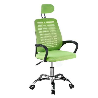 China Mesh Chair High Mesh Backing (Waist) Office Chair Ergonomic Adjustable High White for sale