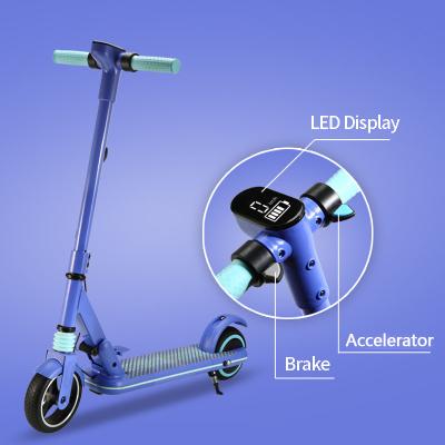 China 2022 Electric Scooter Motor Light Weight Fashion Motorcycle Brake Scooter Unisex Electronic Children for sale