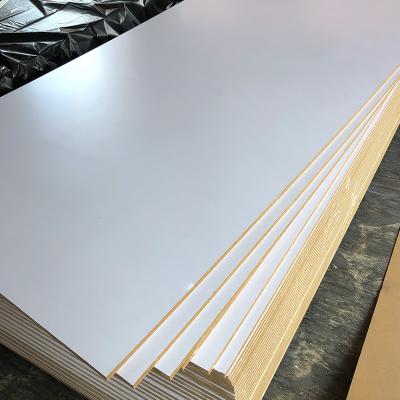 China Wholesale MDF Moisture Proof Glossy White Sublimation Melamine Waterproof Double Sided 3mm 4mm 5mm 9mm 12mm 15mm 18mm 25mm Blank MDF Board for sale