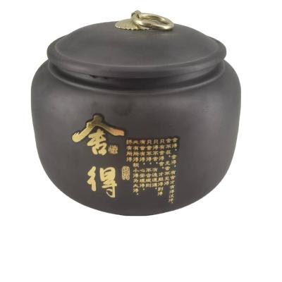 China Contemporary private label ceramic tea leaf pots empty home decar jars with lid festival space luxury gifts for sale