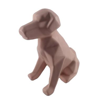 China Europe Colors Antique Dogs Ceramic Figurine For Europe Style Home Choice Decor Wholesale Gifts for sale