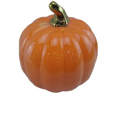 China America Pumpkin Colors Decor Ceramic Figurine For Home Decor Festival Sales for sale