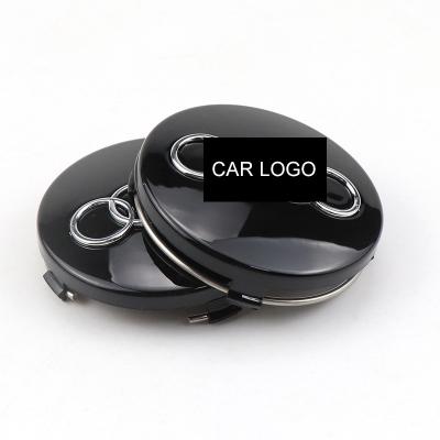 China Custom Auto Car 10pin ABS 68mm Wheel Center Hub Caps Rim Caps Covers For Audi 3 4 5 6 7 8 Q2 Q3 Q5 Q7 Q8 Hub Cap Trim for sale