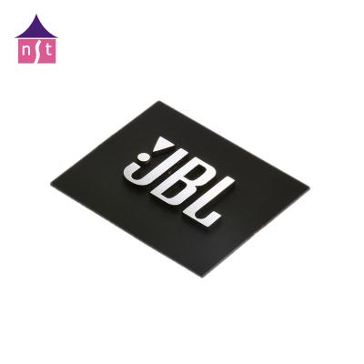 China Waterproof Hot Sale Custom Self Adhesive 3D Logo Plate Aluminum Metal Nameplate for sale