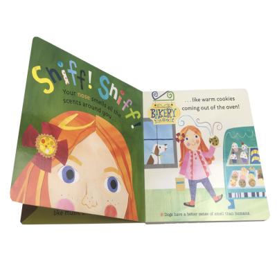 China Children China Educational Children Color Board Book Printers Rounded Cardboard Corner English Story Books Printing For Children for sale