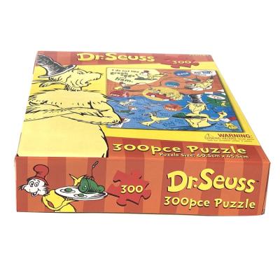 China Cheap kids puzzle 300 pieces with corrugated box JX-8 for sale