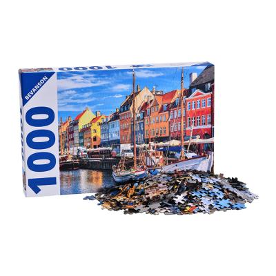 China Cartoon Toy 1000 Piece Copenhagen Jigsaw Puzzle In Stock for sale