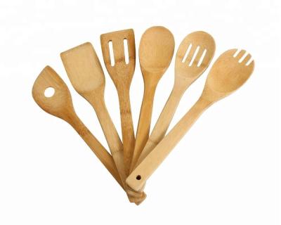 China Sustainable bamboo utensil set 5 pieces for sale