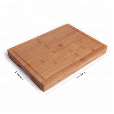 China Large Viable Butcher Bamboo Cutting Board for sale