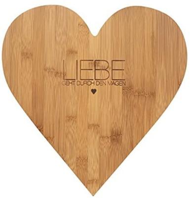 China Sustainable Bamboo Heart Chopper Love Goes for sale