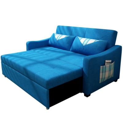 China Cheap Metal Sofa Cum Bed Living Room Furniture Bedroom Sofa Beds Fabric Double Folding SOFA BED for sale