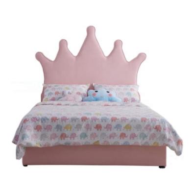 China (Size)Adjustable Cute Wooden Baby Crib Pink Girls Bed Sets Kids Bedroom Furniture for sale