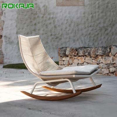 China Modern Recliner Recliner Outdoor Outdoor Sofa Chair Wicker Sofa Cottony Outdoor Sofa Chair Leisure Furniture for sale