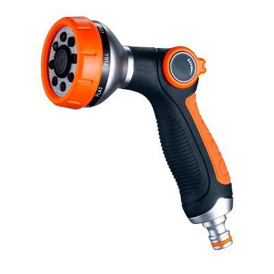 China Variable Flow Control 9 Models Portable Garden Hose Nozzle Water Agriculture Hose Spray Gun for sale